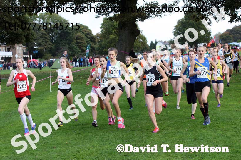 Senior womens Northern Cross Country Relays, Graves Park, Sheffield. Photo: David T. Hewitson/Sports for All Pics